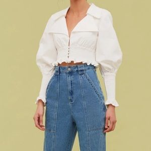 C/MEO RUNNING OUT TOP BLOUSE